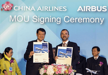 China Airlines Partners with Airbus